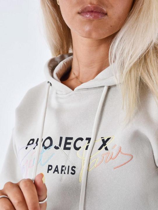 Immagine prodotto Project X Paris Felpa con cappuccio ricamato da donna (L)