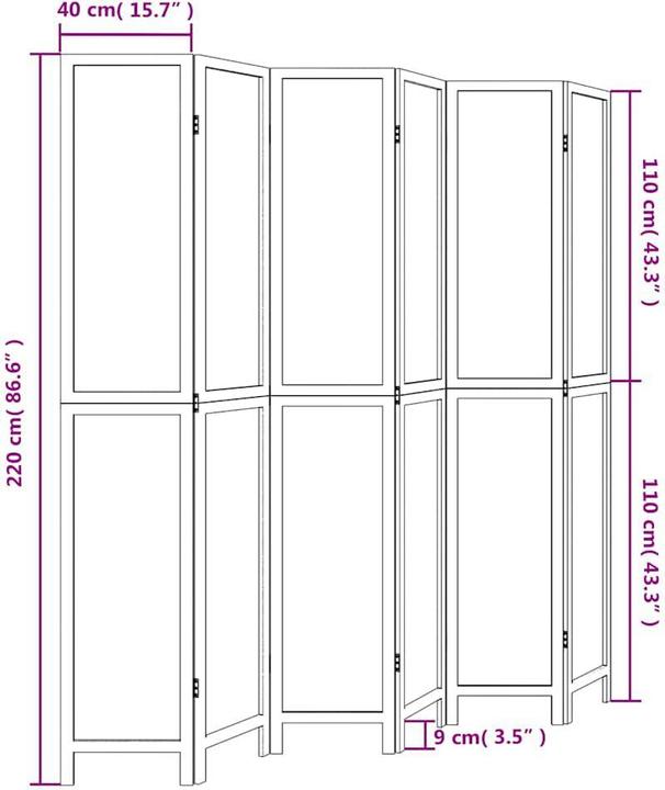 Image du produit vidaXL Paravent
