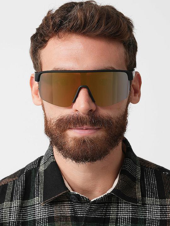 Produktbild Red Bull Spect Dakota Mirror Cat 3 (VLT 13%) (Schwarz, Gold Mirror, Smoke w Silver)