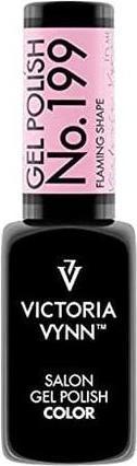 Actual product image Visconti Di Modrone Victoria Vynn UV Led Nail Gel Polish Color Pastel Hybrid Manicure Soak Off 8ml Flaming Shape 199 (Transparent, Gel-Effect Nail Polish)