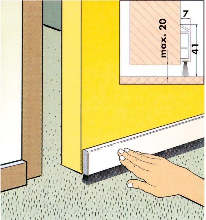 Produktbild Magni PDS-B-ZK-Bodendichtung Nr.0703291 braun 100cm