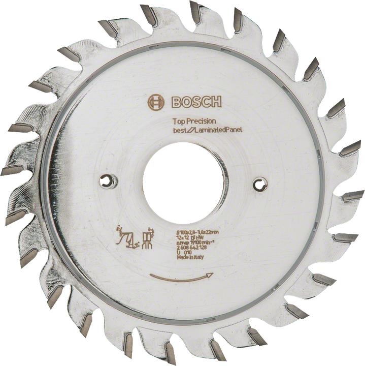 Actual product image Bosch Professional Zubehör Scoring blade Top Precision Best for Laminated Panel, 100 x 22 x 2.8 - 3.6 mm