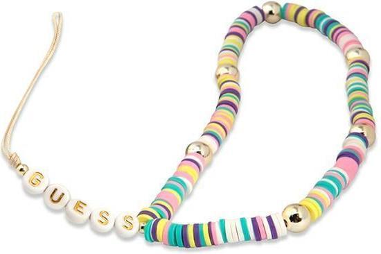 Guess suspensija GUSTPEAM Phone Strap/Heishi Beads multicolor