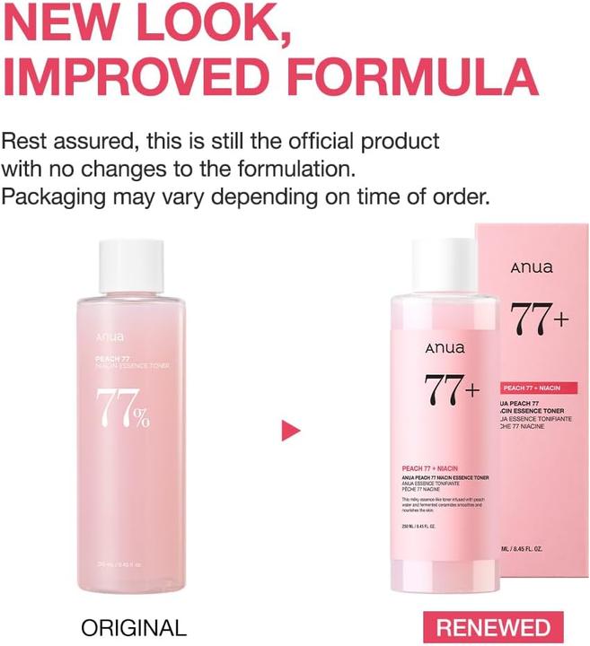 Immagine prodotto Anua Tonico all'essenza di pesca 77% di niacina - 250 ml (250 ml)
