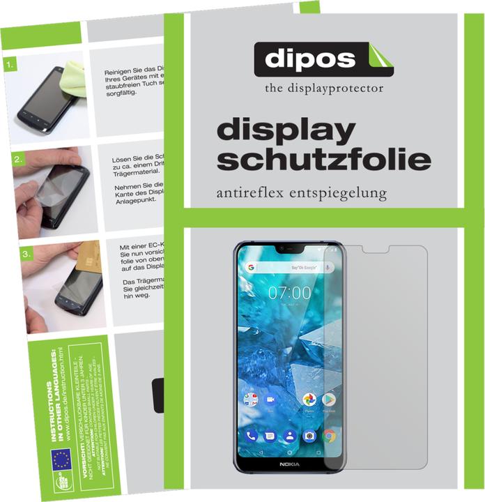 Actual product image Dipos Screen Protector Anti-Glare (5 pcs., Nokia X7)