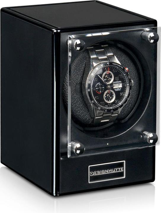 Actual product image Designhütte Watch winder Piccolo 2.0 (without power supply unit) - Carbon lacquer