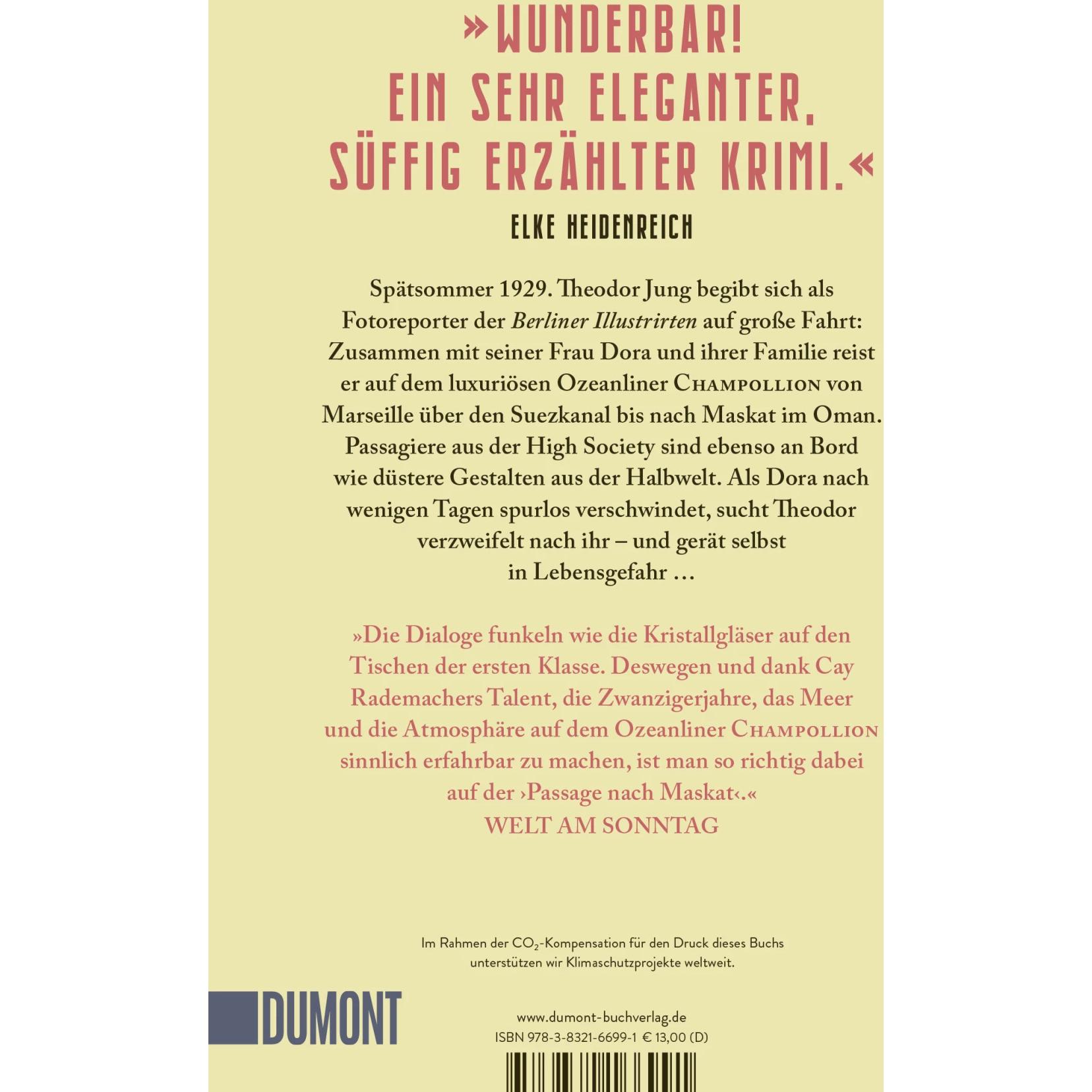 Thumbnail - Die Passage nach Maskat, Belletristik von Cay Rademacher