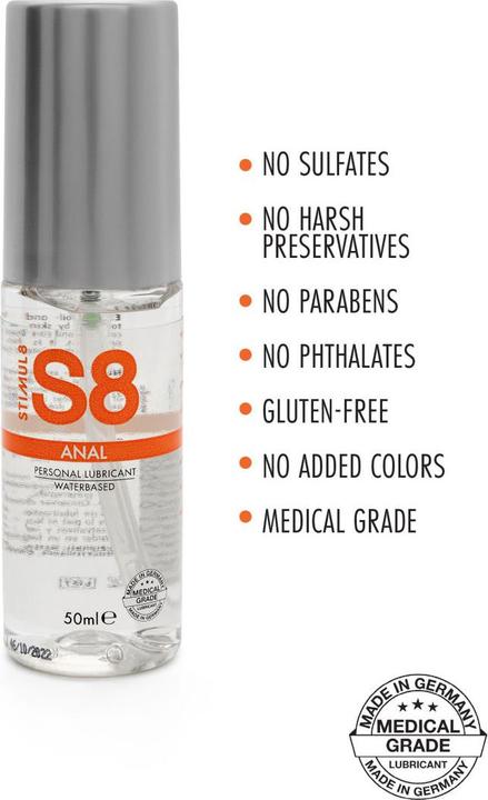 Produktbild Stimul8 S8 WB Anal Lube 50ml (50 ml)