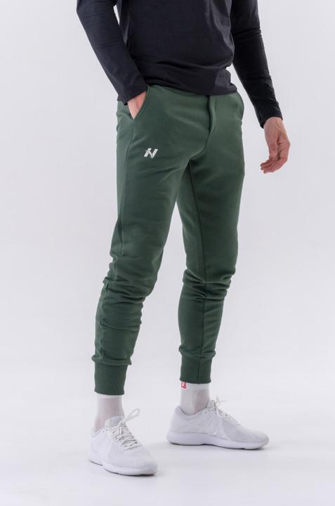 Actual product image Nebbia Slim sweatpants with side pockets "Reset" 321 dark green (XXL)