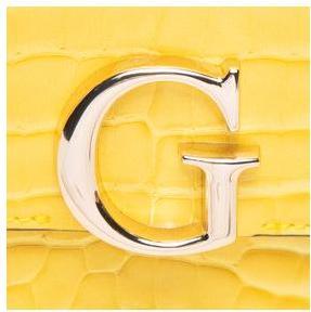 Actual product image Guess Corily, Textile Crossbody Bag, Yellow, 18.5 x 14.5 x 7 cm, For Women