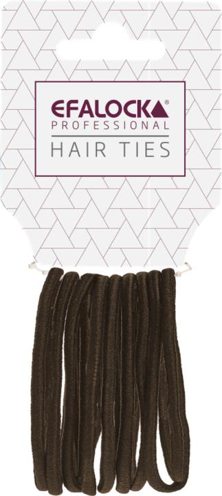 Produktbild Efalock hair elastic thick brown 10pcs (Haargummi)