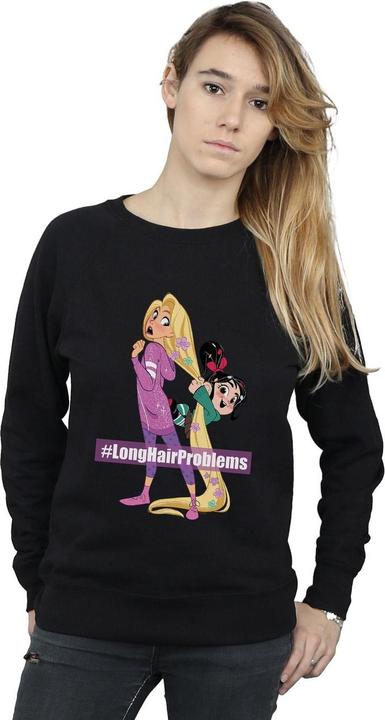 Actual product image Disney Womens/Ladies Wreck It Ralph Rapunzel And Vanellope Sweatshirt (XL)