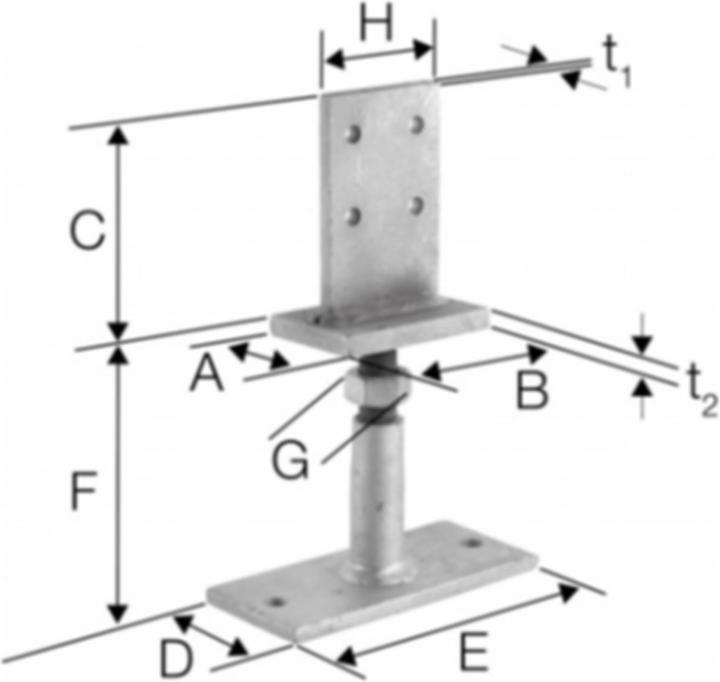 Immagine prodotto Simpson Sst Piede d'appoggio (Piede d'appoggio, 1 pz.)
