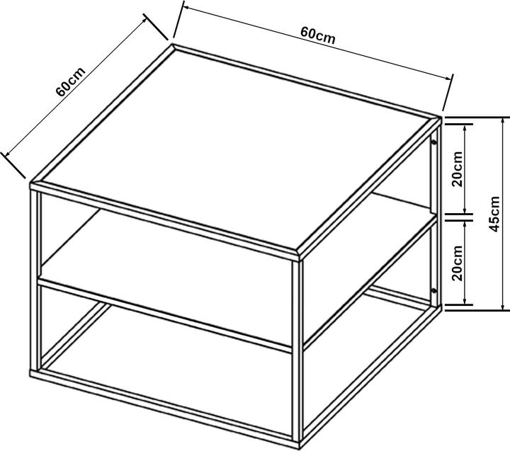 Produktbild En.Casa Solund (60 x 60 x 45 cm)