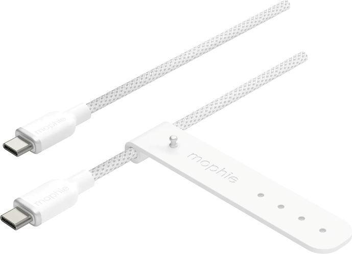 Produktbild mophie USB-C To USB-C 1 Meter White (1 m, USB 3.2 Gen 2, 30 W)