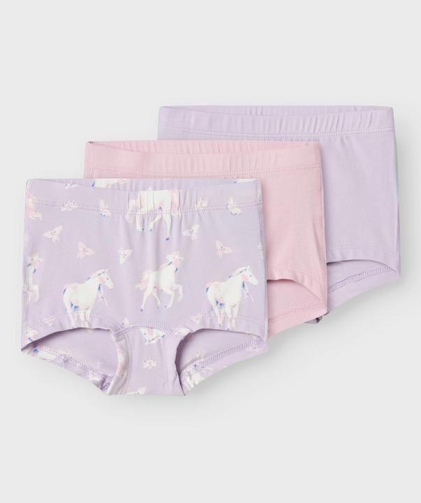 Produktbild Name it Nmftights 3p Pastel Lilac Horse Noos (86)