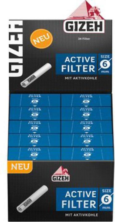 Produktbild Gizeh Active Filter 6mm 10 x 34Stk