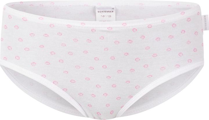 Immagine prodotto Schiesser Confezione da 6 slip / mutande per bambine in cotone biologico a coste sottili (140, confezione da 6)