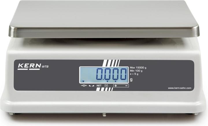 Actual product image Kern IP-protected bench scale WTB 1K-4N