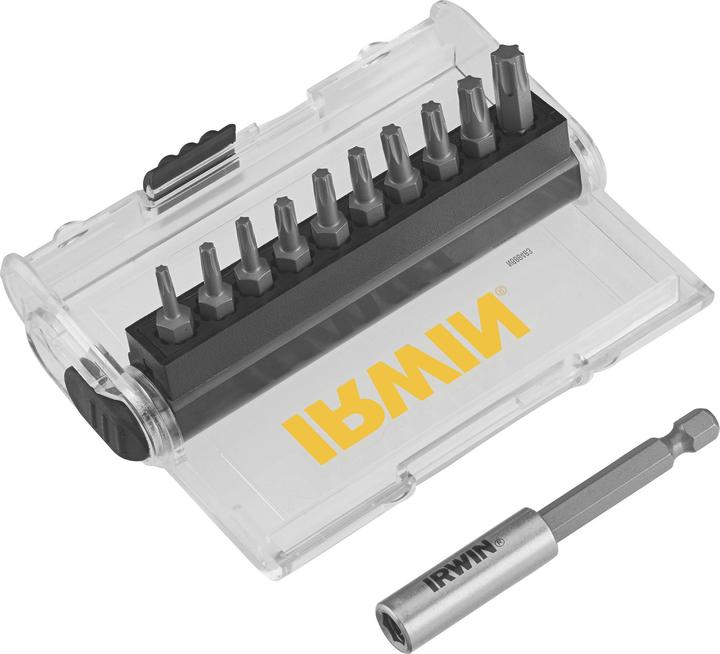 Actual product image MGA IRWIN KOŃCÓWKI kpl.11szt. 25 mm T10-T15(2x)-T20(3x)-T25(2x)-T30-T40 Z ADAPTEREM MAGNETYCZNYM (25mm)