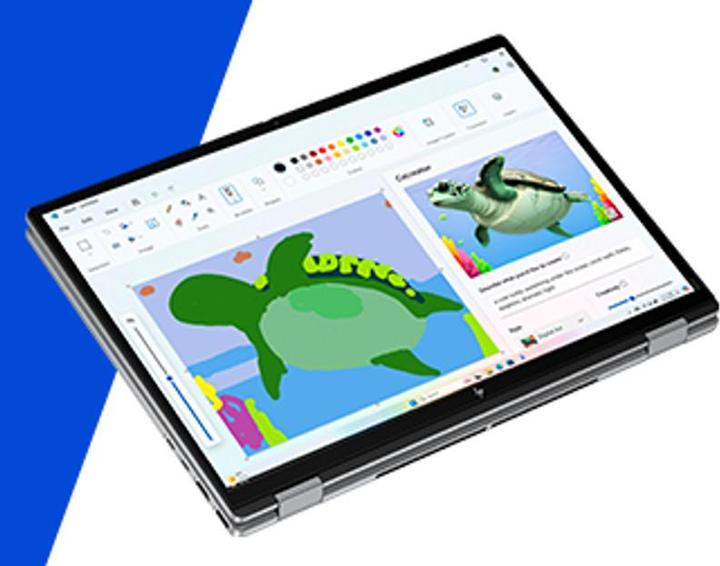 Produktbild HP Omnibook X Flip 16-ar0658nz, Prozessortyp: AMD Ryzen AI (16", AMD Ryzen AI 7 350, 32 GB, 2000 GB, CH)