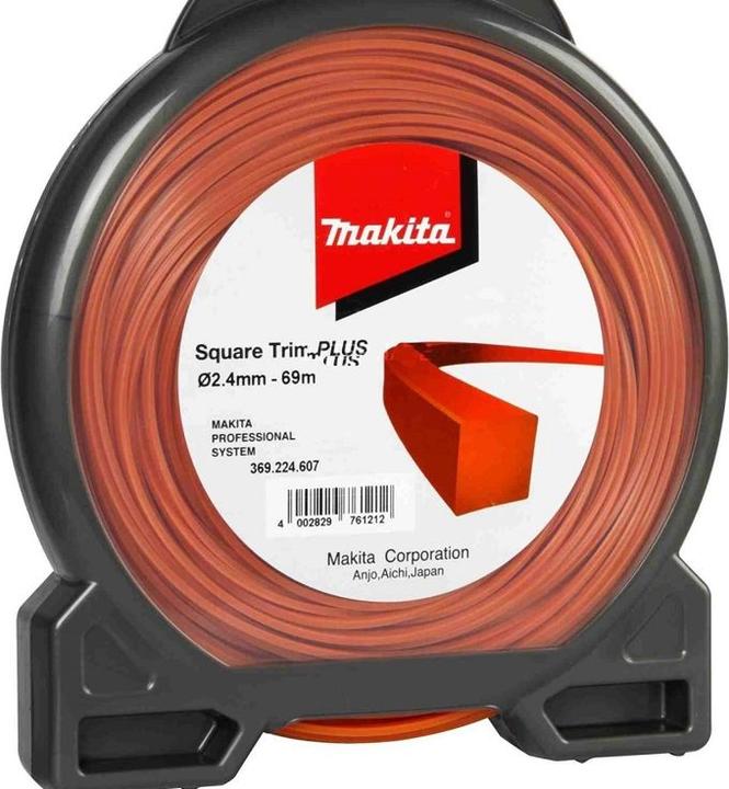 Produktbild Makita Mähfaden 4kant 2,4mmx69m (Rasentrimmer, Trimmerfaden + Fadenspule)