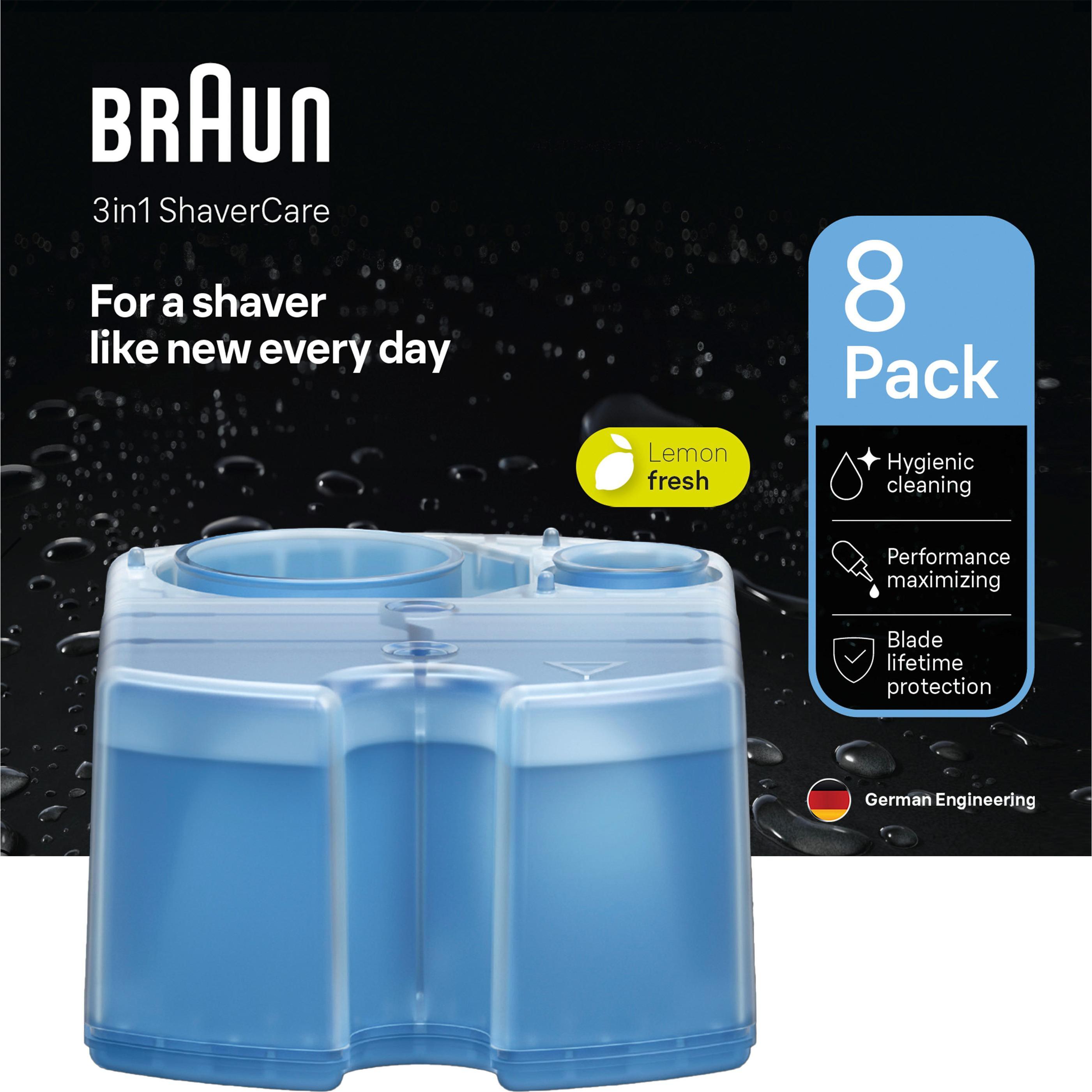 Braun, Zubehör Haarentfernung, 3-in-1 ShaverCare (8 x)