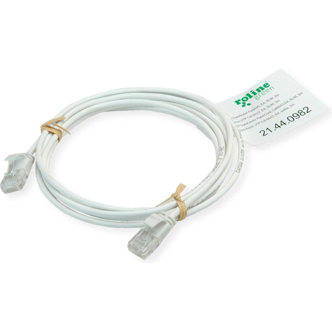 Thumbnail - Roline UTP Patchkabel Kat.6A (Class EA), LSOH, slim (U/UTP, CAT6a, 0.15 m), Netzwerkkabel