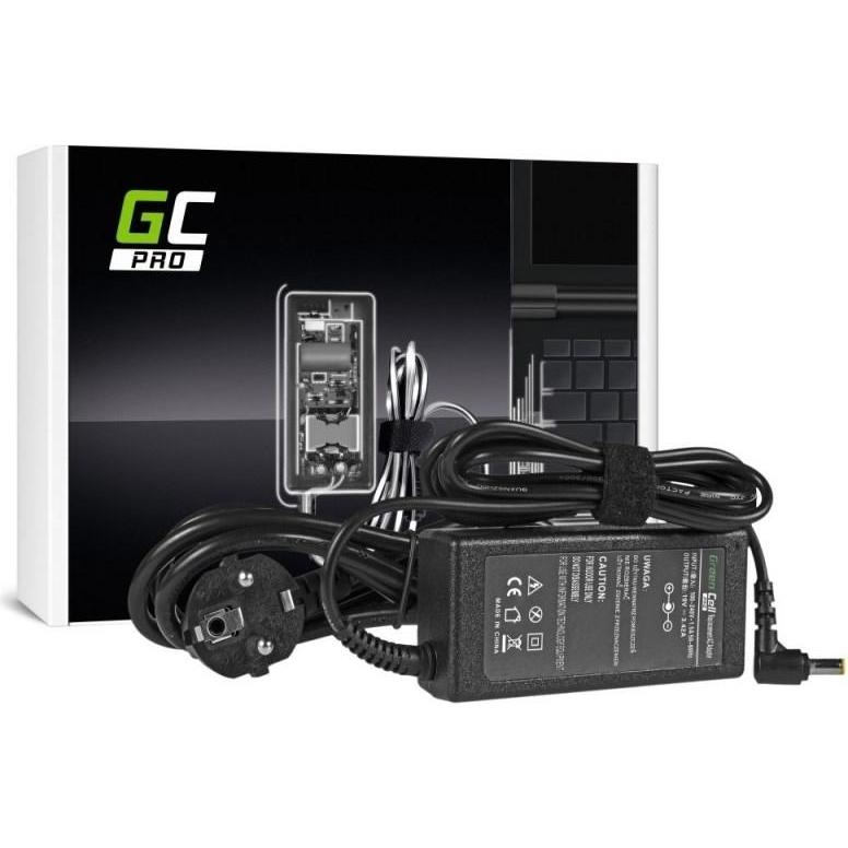 GreenCell Cell AD01P Netzteil & Spannungsumwandler Indoor (65 W), Notebook Netzteil, Schwarz