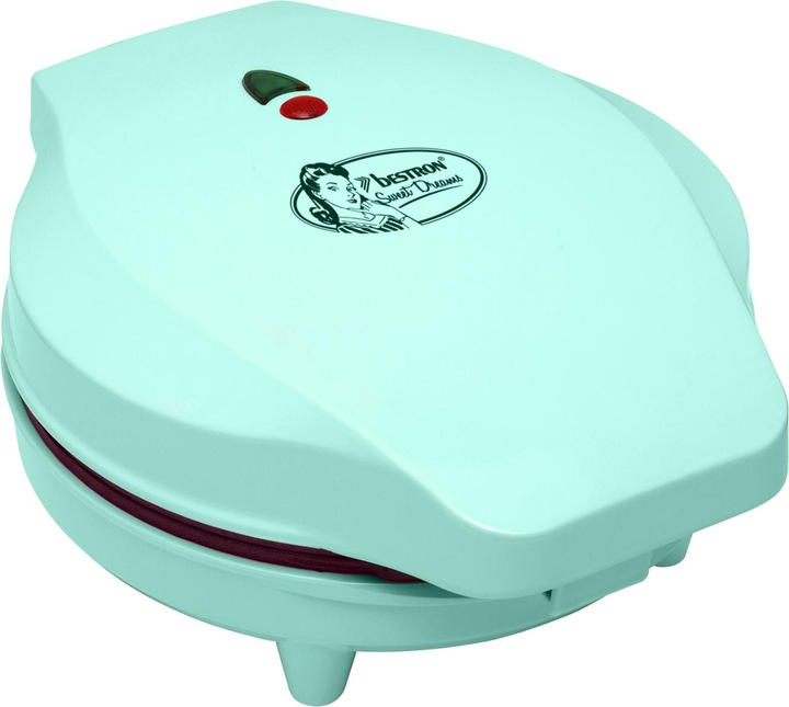 Image du produit Bestron ASW217M Gaufrier 5 gaufre(s) Couleur menthe