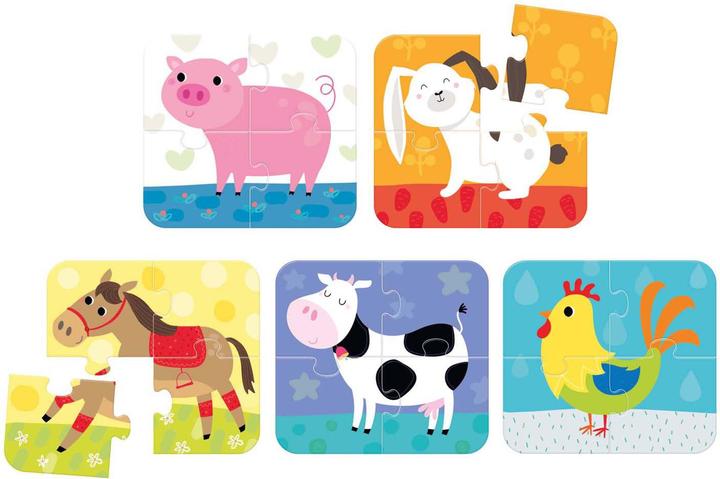 Banana Panda – Puzzle-Tiere für unterwegs – 16-tlg.