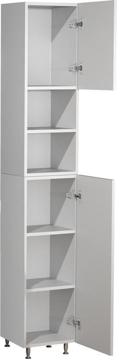 Image du produit VCM Meubles de salle de bains en bois Étagère de salle de bains Armoire haute Portes battantes Lisalo (30 x 25 cm)