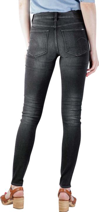 Produktbild G-Star 3301 High Skinny Jeans Superstretch worn in coal (W26/L30)