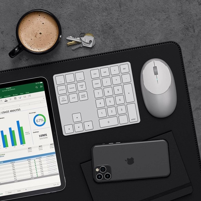 Actual product image Satechi Alu Extended (Numeric keypad, Wireless)