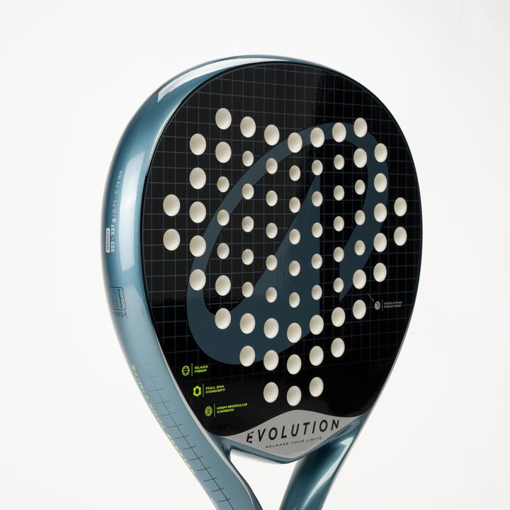 Actual product image Kuikma Padelschläger Kinder 9 bis 12 Jahre - PR Evolution grau
