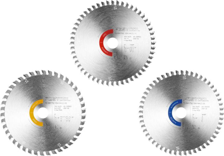 Produktbild Festool Kreissägeblatt-Set KSB-SORT/3 W/L/A 160x1,8