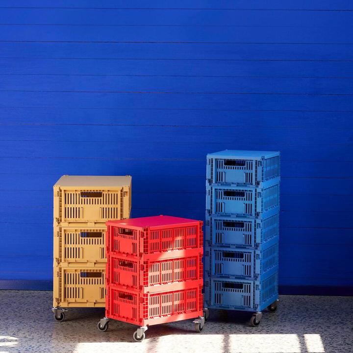 Actual product image HAY Deckel für Aufbewahrungsbox Colour Crate in Grösse M (26 cm, 1x)