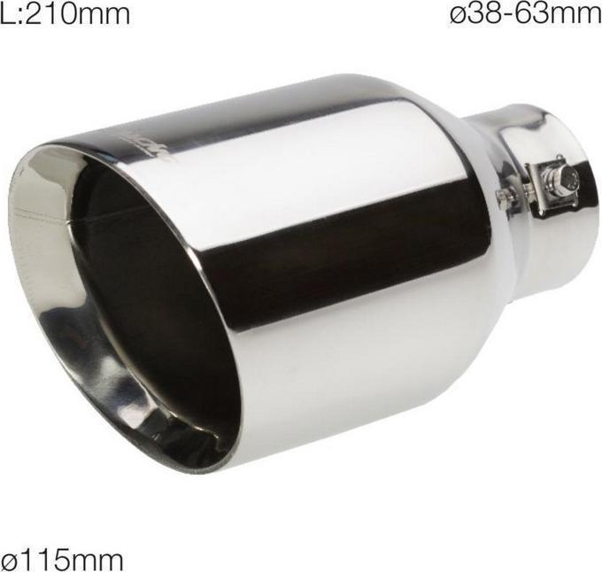 Actual product image Simoni Racing Tailpipe trim