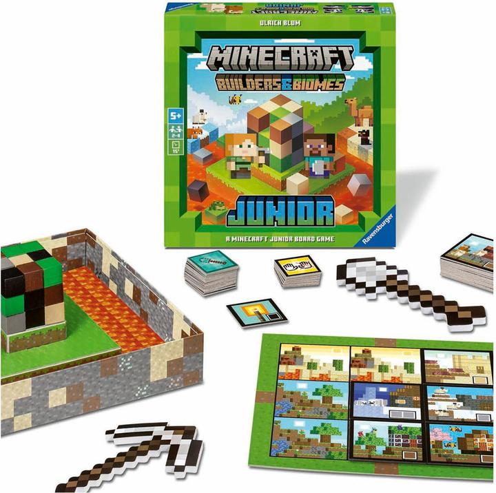 Immagine prodotto Ravensburger 24615 Minecraft Builders & Biomes Junior - Gioco cooperativo per bambini dai 5 anni per (Multilingue)