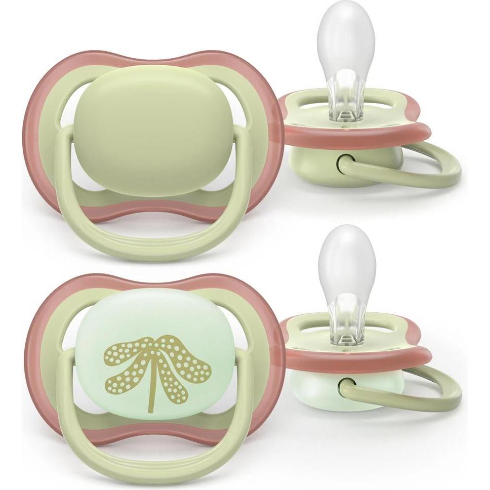 Philips, Ciuccio, Avent māneklītis Ultra Air day and night 6-18M (2gab) SCF087/18 SCF087/18 (8720689043076) (6 - 18 Mesi)