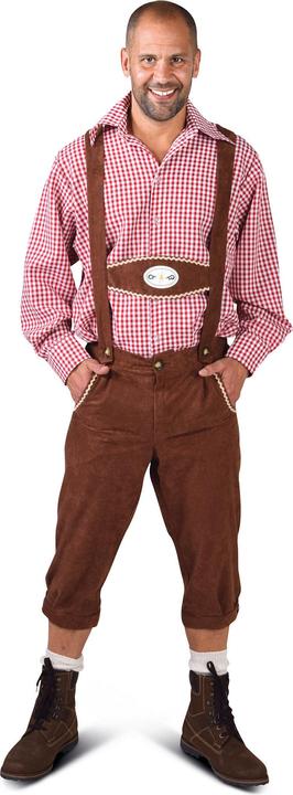 Actual product image Funny Fashion Oktoberfest Tyrolean fabric trousers with braces (S)