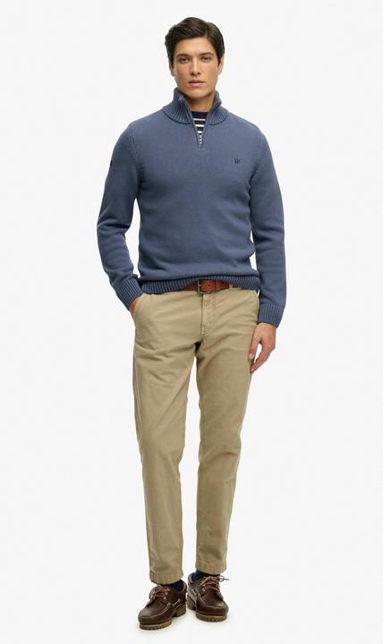 Produktbild Superdry Baumwollpullover mit Halbzip (L)