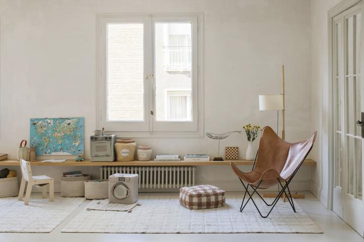 Produktbild Lorena Canals Sitzpouf Vichy Toffee