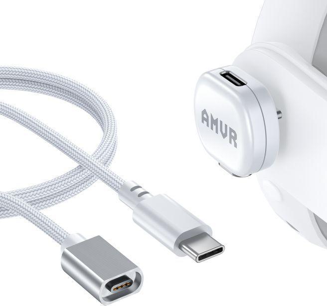 AMVR Magnetisches USB-C Ladekabel fuer Meta Quest 3, 3S & Pro
