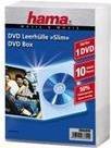 Image du produit Hama 1x10 DVD pochette vide Slim Transparent 50% vierge