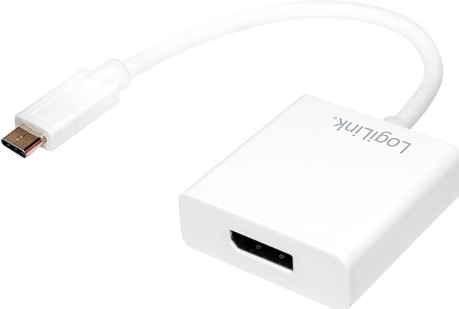 Produktbild LogiLink USB Typ-C zu (DP, 14 cm)