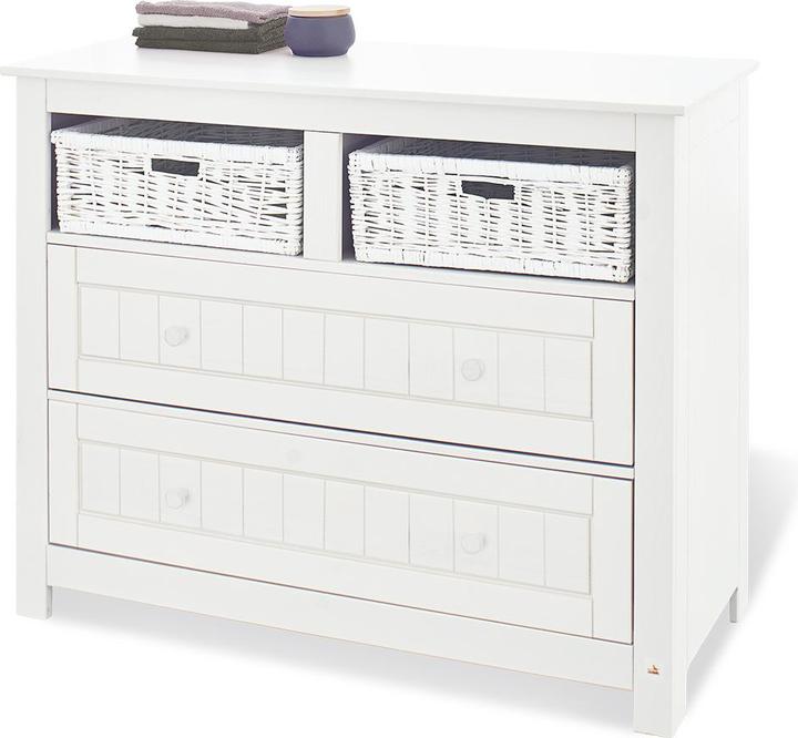 Produktbild Pinolino Sparset Nina breit (Babybett, Wickelkommode)