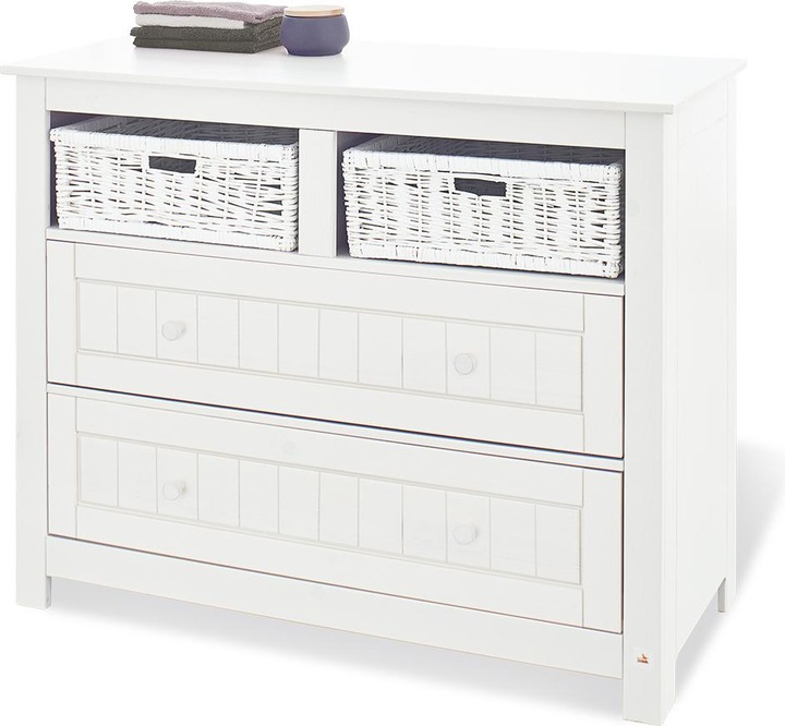 Produktbild Pinolino Sparset Nina breit (Babybett, Wickelkommode)