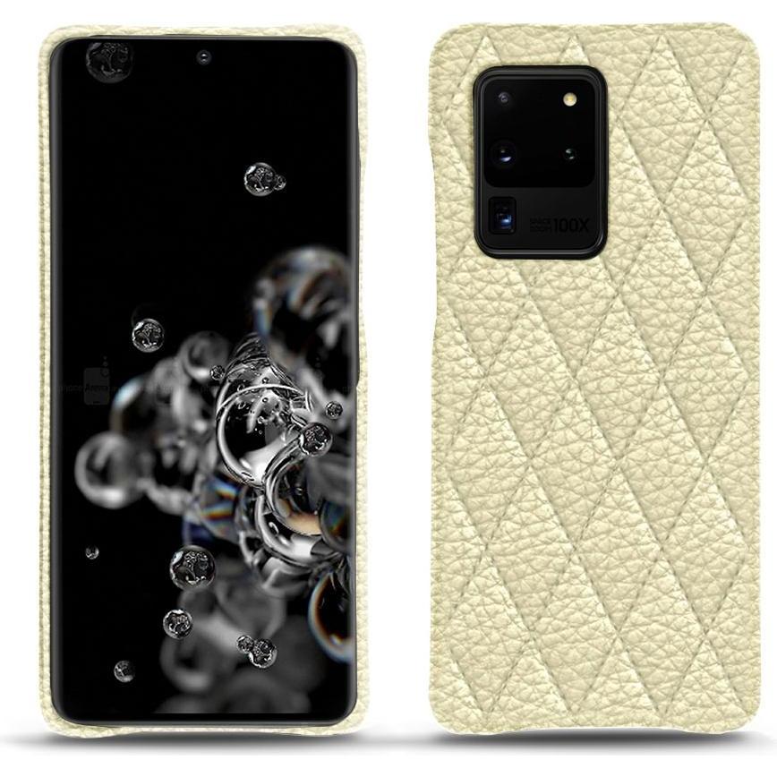 Noreve Lederschutzhülle (Samsung Galaxy S20 Ultra 5G), Smartphone Hülle, Beige