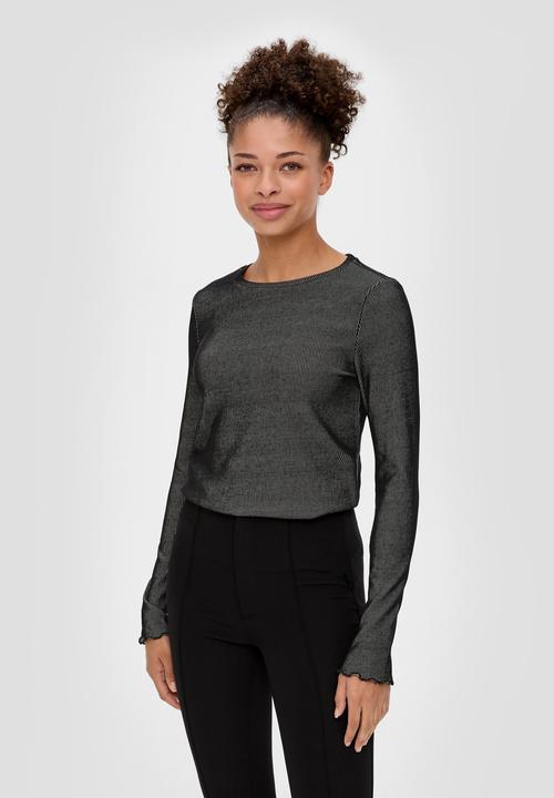 Produktbild S.Oliver T-Shirt Longsleeve mit Rippstruktur (XXL)